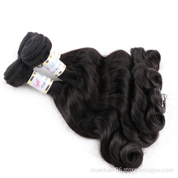 Remy Double Drawn cuticled aligned wholesale vendors raw virgin extension Color curly bundles human hair with closure